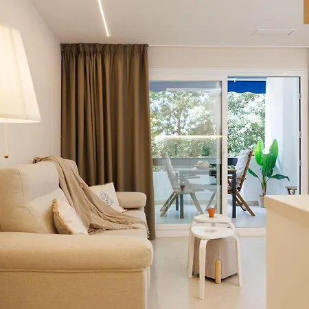Marbella Banus Suites - Banus - Medina Garden - Brand New 1Br - 1Ba - Outdoor Terrace - Bright & Modern - Pool - Steps From Puerto Banus Marina - Walk To El Corte Ing Luxury Shopping Mall Marbella